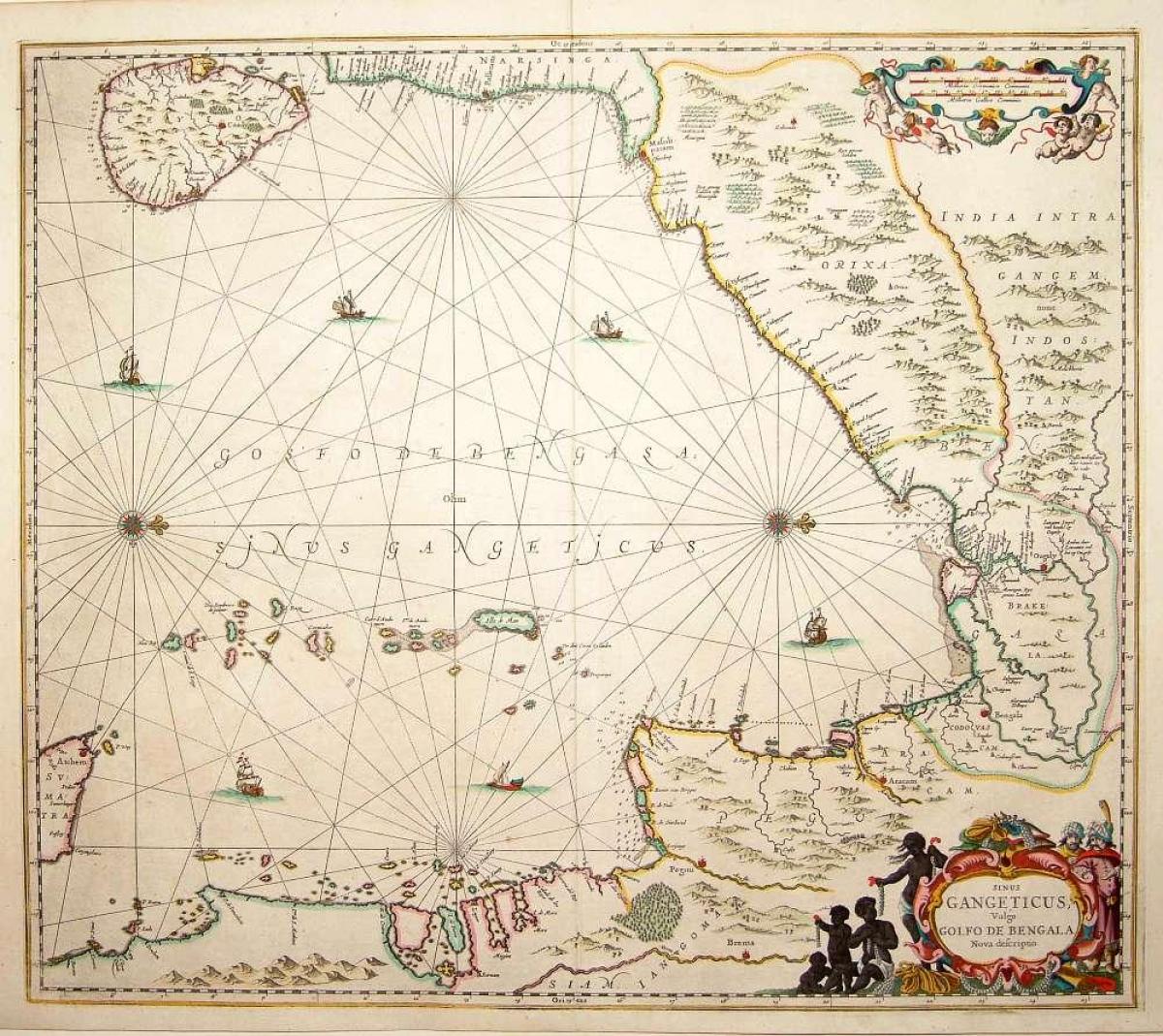 staroveké Srí Lanka mapu