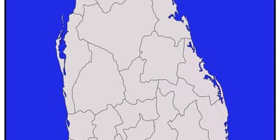 Mapa galle Srí Lanka