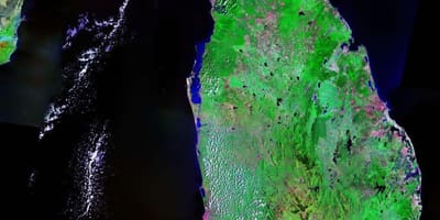 Mapa geologická mapa Srí Lanka
