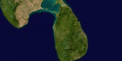 Online satelitná mapa Srí Lanka